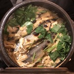 旬菜 おぐら家 - 天然鮎と実山椒の炊き込みご飯