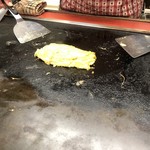光輪 - 玉子焼きも鉄板で