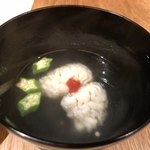 肉和食 月火水木金土日 - 牡丹鱧 陸蓮根 梅肉