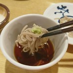 一理庵 そば義 - 出汁とワサビと蕎麦