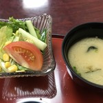 Kappou Hachiya - 小鉢と味噌汁