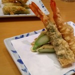 天ぷら よこい - 天ぷら定食　2皿目