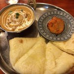 インドカレースーリヤ - チーズナンセット1350円