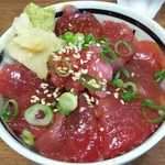 ごはん処 藤井堂 - [数量限定] 市場の 生まぐろ丼 (税込)500円(2018.07.12)