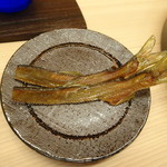 京懐石 吉泉 - 揚げた鮎の骨