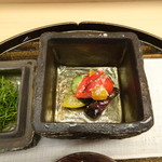 京懐石 吉泉 - 聖櫃に入った麹漬け