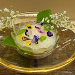 京懐石 吉泉 - みかんのパンナコッタ