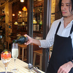 白ワイン×魚介 港町バル - 美しいカクテル仕立て〜♬