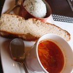 La　Mere - わかなご飯・ホカッチャ・スープ、どれもおいしかった！