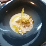 前菜①:とうもろこしのズッパ