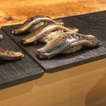 旬美にしかわ - 皮目をパリッと焼いた鰯