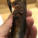 旬美にしかわ - 海苔で巻いて頂きます。
