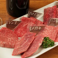 黒毛和牛盛り合わせ4種