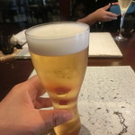 日本料理 TOBIUME - まずはビール