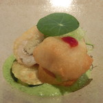 日本料理 TOBIUME - 大庭さんのきゅうり　大峯丸の鱧　村田さんのズッキー