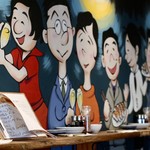 餃子とスパークリング バブルス - 立ち飲みカウンター