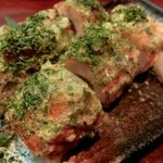 興 - 「ちくわの磯辺揚げ」：サクサク衣の中から、誤魔化しのない“高級ちくわ”が香る～♪