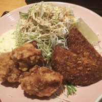丸新 - イカメンチと鶏唐揚げ