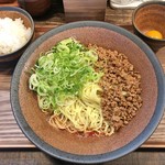 Tomoru - 広島汁なし担担麺セット（麺 大盛）