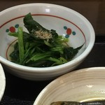 ささら - ほうれん草おひたし