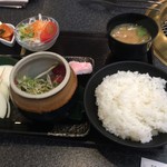 肉の割烹 田村  - ランチ限定ネギ壺塩牛タン定食980円