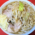 ラーメン二郎 - ラーメン小＋ニンニク多め野菜