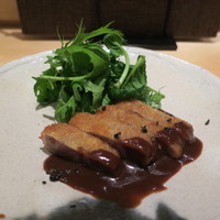 和食 いいくら - ランプのビフカツ ハーフ、クレソンと2