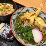 清修庵 - ミニ天蕎麦とミニ親子丼のセット