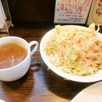 みすたーらいおん - サラダ　スープ