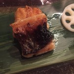 日本料理 たかむら - 焼物：宍道湖産天然鰻蒲焼（皮）