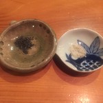 日本料理 たかむら - 竹塩+トリュフ塩
