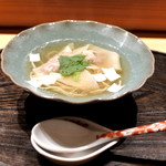 肉割烹 上 - 牛塩ワンタン麺