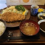 とんかつ　喫茶＆食事　ブローニュー - トンカツ 1140円