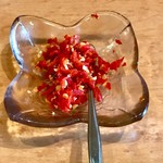 イムイェム - 生の唐辛子を刻んでいただく