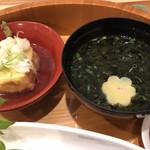 やぐら寿し - 小鉢と吸物
