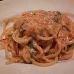 ズッペリア オステリア ピティリアーノ - スパゲットーニ　天草の魚介を使ったアクアパッツァソース