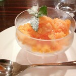 ズッペリア オステリア ピティリアーノ - 瀬戸内産南津海のソルベ