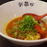 武蔵坊 - 担担麺(濃厚胡麻)、ハーフサイズ