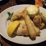 22 - 水タコとズッキーニとヤングコーンのフリット