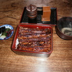 古久家 - 上鰻重・肝吸い