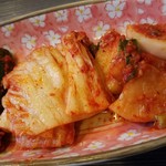 あがり屋 - 「３種のキムチ食べ放題」