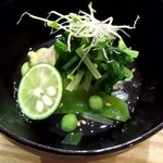 鮨 おくの - スタートです♬カスベのほっぺの煮こごり♡