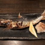 貝と魚と炭び シェルまる - 大トロイワシの炭火焼