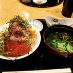 Osashimiya - 海鮮丼上（イクラのせ）セット