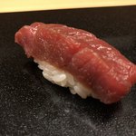 鮨 田可尾 - 本鮪 漬け 大間産（承認済み）