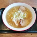 会津喜多方ラーメン 坂新 - 朝ラーメン 500円