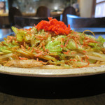 Okonomiyaki Monjaya Kiteppanyaki Yamuyamu - 特製ちゃんぽん麺 豚焼そば