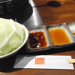 万両 - キャベツ・タレ・ポン酢