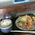 あかり食堂 - 唐揚げ定食500円