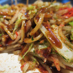 Okonomiyaki Monjaya Kiteppanyaki Yamuyamu - 特製ちゃんぽん麺 豚焼そば